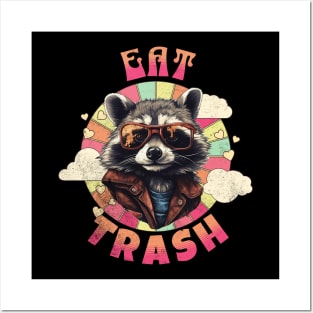 Trash Raccoon: Fine Dining, One Dumpster at a Time! Posters and Art